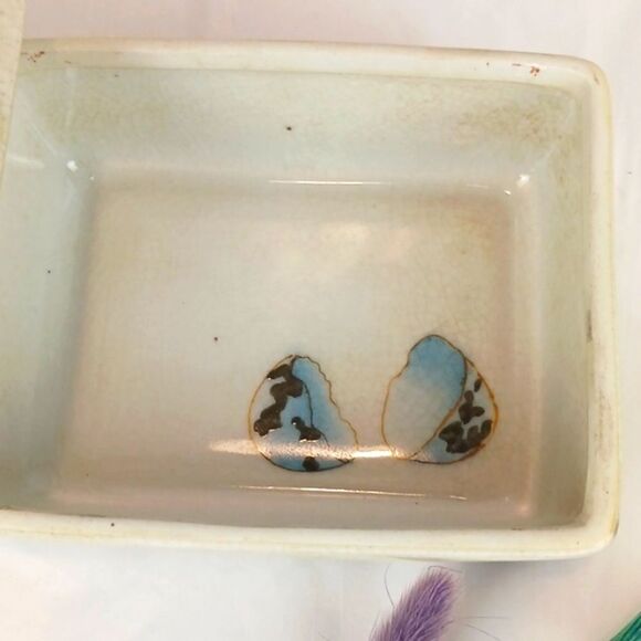 Post & Quill porcelain lidded box by Homart - Picture 4 of 10